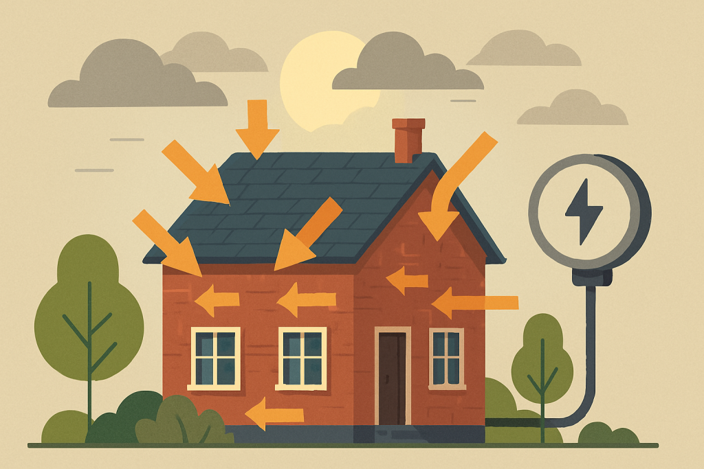 Que faire si ma maison est mal isolée et consomme trop d'électricité
